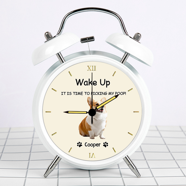 Personalized Pet Photo Alarm Clock - Upload Your Pet’s Photo