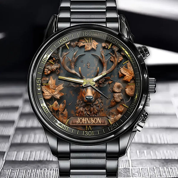 Love Hunting Life Watch – Personalized Stunning Deer Hunting Watch