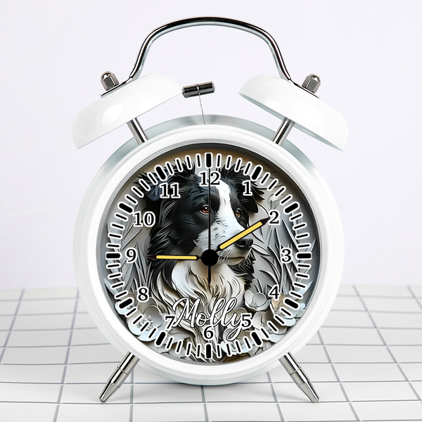 Personalized Dog Lover Alarm Clock – Custom Pet Design