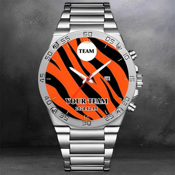 Football fans Personalized Watch -  Upload your own team logo