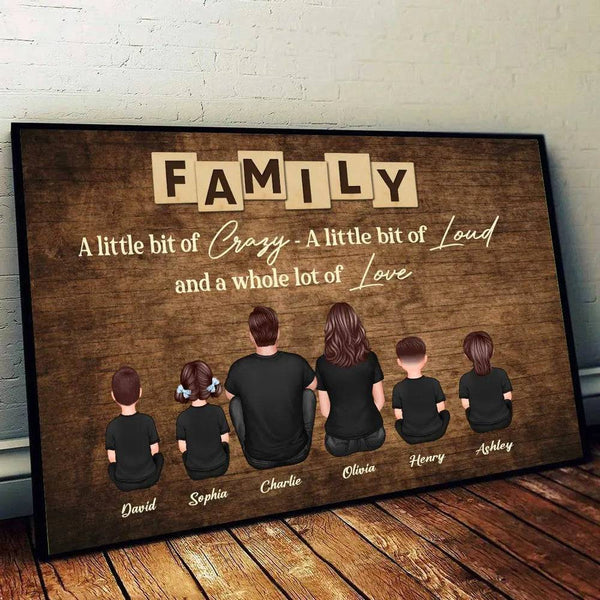 Personalized Sibling Love Design - Poster, Canvas, Plaque, Keychain, Car Hanger And More - Unique Gift