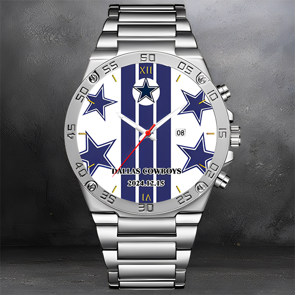 Football fans Personalized Watch -  Upload your own team logo