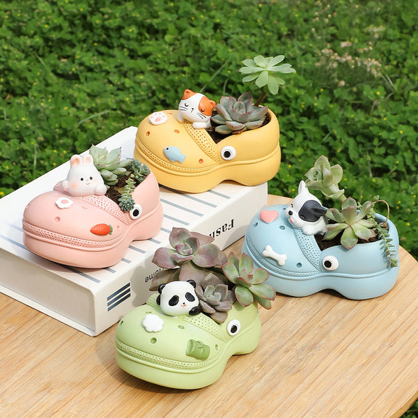 Critter Croc Planter Pots